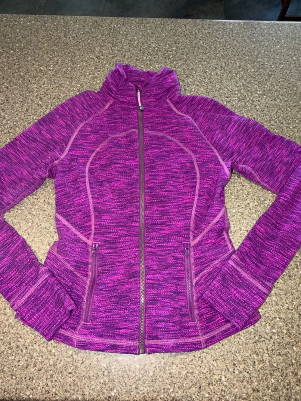 lululemon hustle your bustle Heathered Magenta Jacket